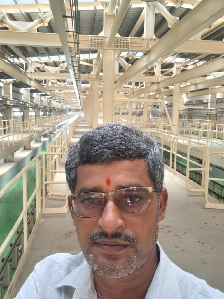 Proprietor A C Manjunatha at site